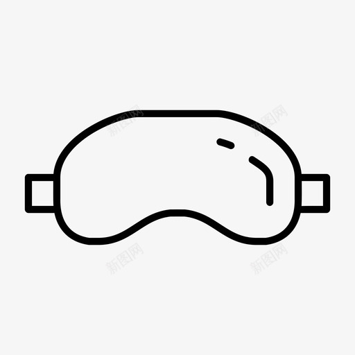 睡眠面膜梦眼睛图标svg_新图网 https://ixintu.com 夜晚 梦 眼睛 眼罩 睡眠面膜
