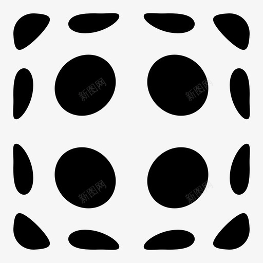 圆形图案画笔鱼眼图标svg_新图网 https://ixintu.com 图案 圆形图案 瓷砖 画笔 鱼眼