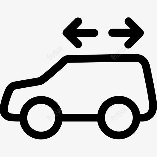 敞篷车电动车顶故障车顶打开图标svg_新图网 https://ixintu.com 天窗 敞篷车 汽车仪表板第2部分 电动车顶故障 车顶打开