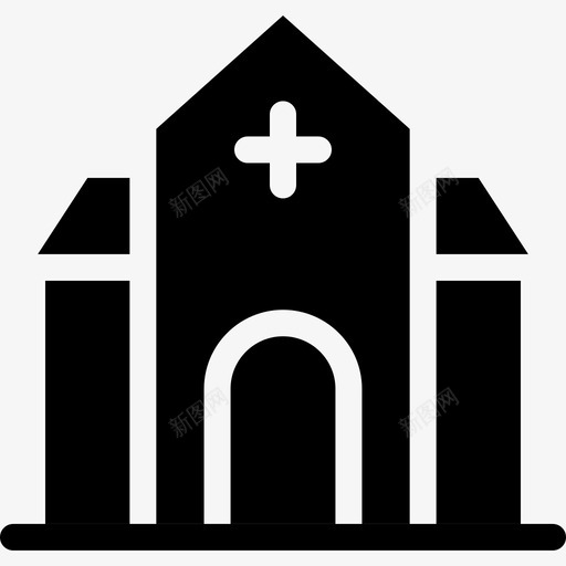 医院大楼医疗中心图标svg_新图网 https://ixintu.com 医疗中心 医院 大楼 建筑实心lur