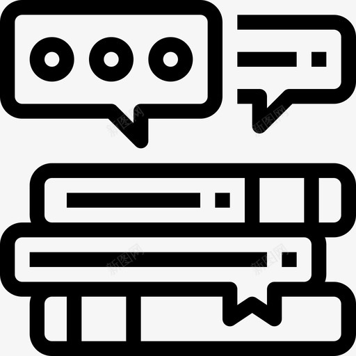 学习书籍教育图标svg_新图网 https://ixintu.com 书籍 学习 学校 教育 教育和知识