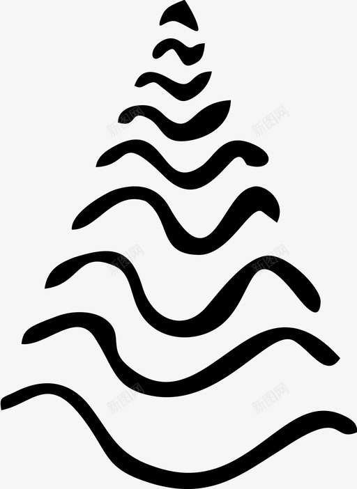 线条抽象图标svg_新图网 https://ixintu.com 抽象 线条