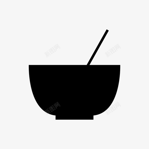 麦片早餐麦片碗图标svg_新图网 https://ixintu.com 早餐 营养 谷物 食物 麦片 麦片碗