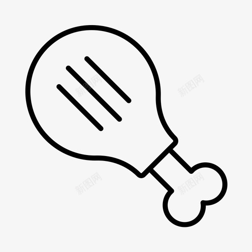 鸡肉鸡翅菜肴图标svg_新图网 https://ixintu.com 吃的 菜肴 赌场 食物 鸡翅 鸡肉 鸡腿