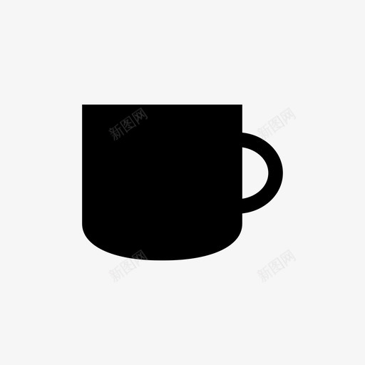 杯子饮料厨房用具图标svg_新图网 https://ixintu.com 厨房用具 杯子 茶 饮料 马克杯