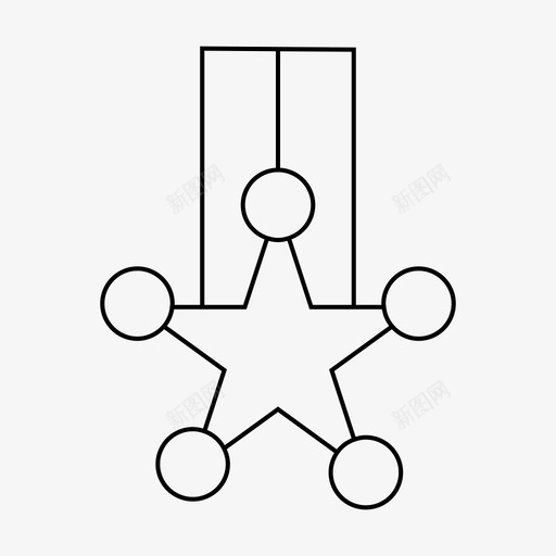 奖章徽章缩影图标svg_新图网 https://ixintu.com 军事 奖章 徽章 战争 缩影 警察 象征
