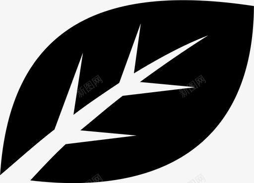 叶环境绿色图标svg_新图网 https://ixintu.com 叶 天然 植物 环境 绿色