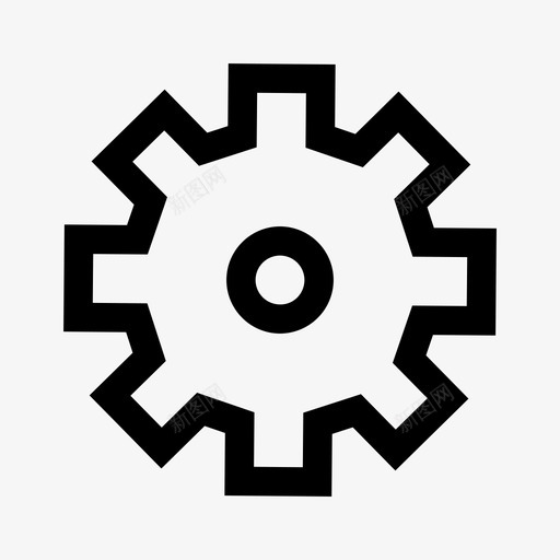设置业务cog图标svg_新图网 https://ixintu.com cog 业务 导航设置图标 控制 维修 设置