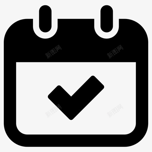 事件约会日历图标svg_新图网 https://ixintu.com 事件 日历 日期 日程 约会