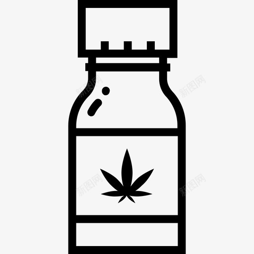 大麻油提取物医用大麻药用大麻图标svg_新图网 https://ixintu.com 医用大麻 大麻油提取物 药用大麻