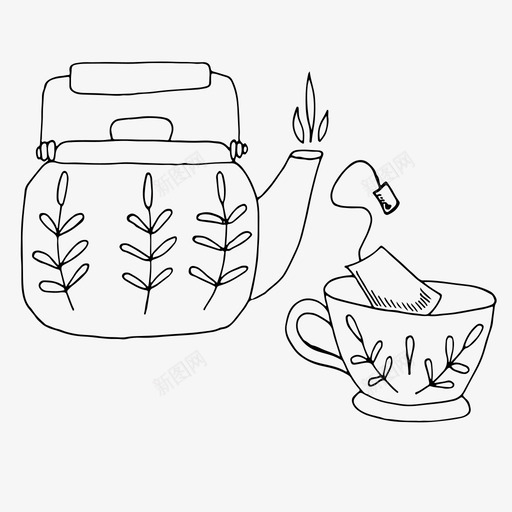 采购产品水壶和杯子水壶和杯子饮料图标svg_新图网 https://ixintu.com 水壶和杯子 盘子 茶 茶壶和杯子 采购产品水壶和杯子 餐具 饮料
