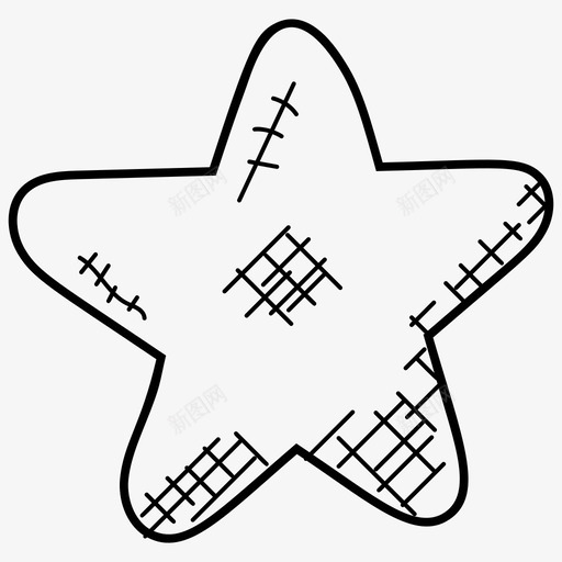 星星最喜欢的位置重要地点图标svg_新图网 https://ixintu.com 优先权 地图和导航涂鸦图标 星星 最喜欢的位置 重要地点