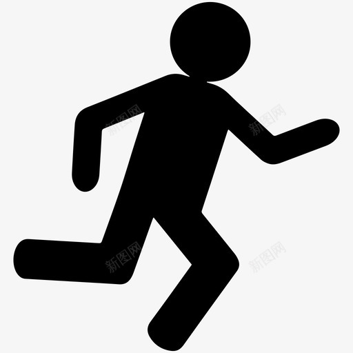 跑步的人男人跑步者图标svg_新图网 https://ixintu.com 男人 短跑运动员 跑步的人 跑步者