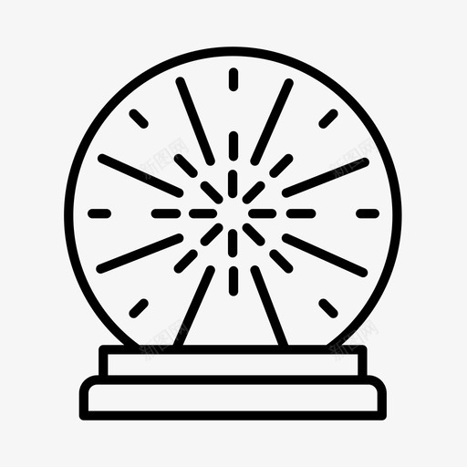 水晶球算命师吉普赛人图标svg_新图网 https://ixintu.com 吉普赛人 水晶球 算命师 魔术 魔术师 魔术表演
