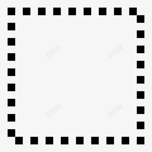 四边形角形框架图标svg_新图网 https://ixintu.com 四边形 多边形 框架 正方形 角形