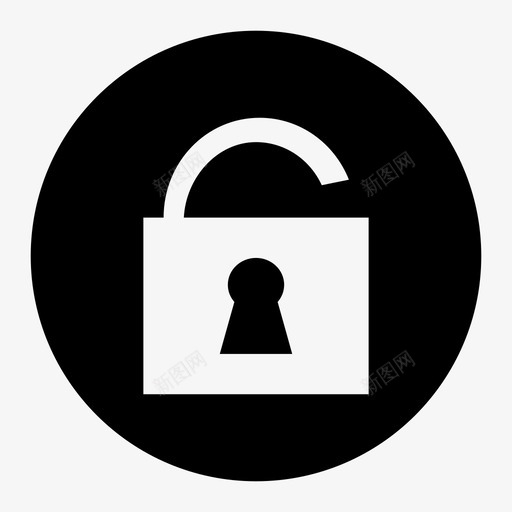 挂锁钥匙私人图标svg_新图网 https://ixintu.com 保护 挂锁 私人 解锁 钥匙