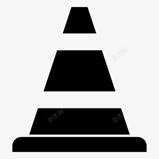 交通锥街区道路图标svg_新图网 https://ixintu.com 交通锥 城市 安全 街区 道路