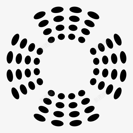 圆形图案画笔声音图标svg_新图网 https://ixintu.com 图案 圆形图案 声音 瓷砖 画笔