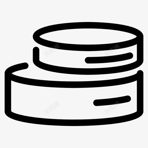 罐头食品供应生存图标svg_新图网 https://ixintu.com 供应 冒险 生存 罐头食品