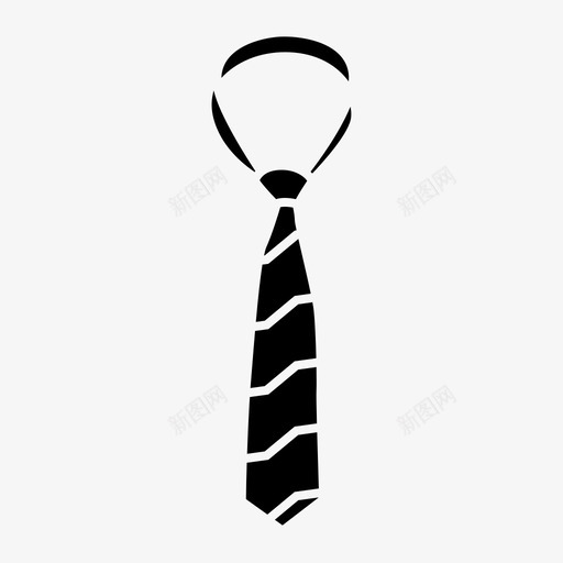 领带衣服时装图标svg_新图网 https://ixintu.com 时装 男装 衣服 领带