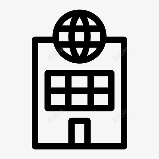 全球公司商业国际图标svg_新图网 https://ixintu.com 全球公司 商业 国际 媒体媒体 就业