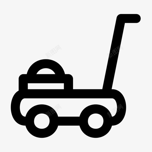 割草机园艺机器图标svg_新图网 https://ixintu.com 割草机 园艺 工具 庭院 机器