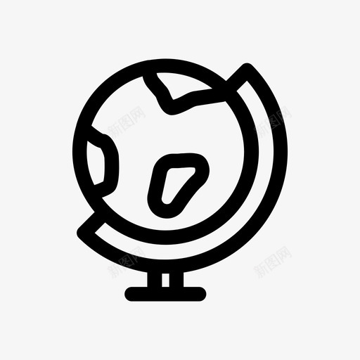 地球世界学校设备图标svg_新图网 https://ixintu.com 世界 地球 学校设备
