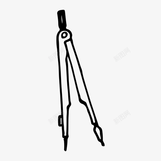 手绘罗盘罗盘分隔器图标svg_新图网 https://ixintu.com 几何体 分隔器 手绘罗盘 罗盘