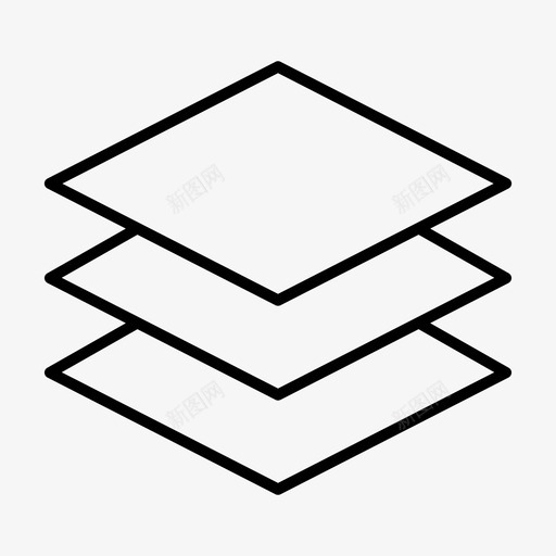 堆栈应用程序文件图标svg_新图网 https://ixintu.com 堆栈 层 应用程序 文件