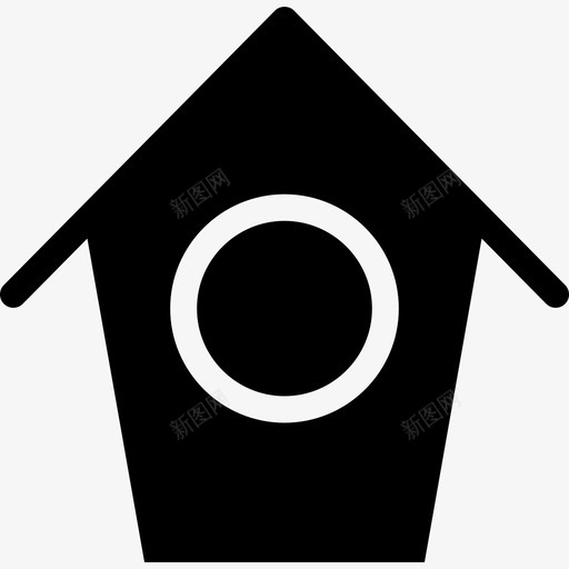 鸟屋楼家图标svg_新图网 https://ixintu.com 家 楼 鸟屋
