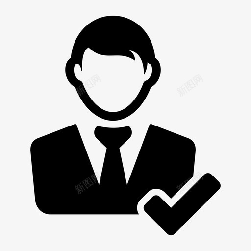 添加业务人员图标svg_新图网 https://ixintu.com 业务 业务可靠 个人 人员 添加 用户