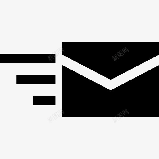 发送电子邮件快速营销图标svg_新图网 https://ixintu.com 发送电子邮件 快速 营销