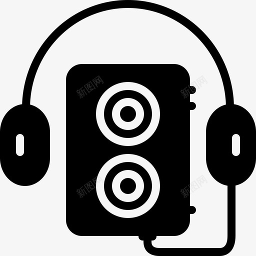 随身听音乐声音图标svg_新图网 https://ixintu.com 声音 随身听 音乐