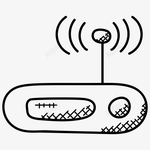 互联网路由器互联网调制解调器wifi热点图标svg_新图网 https://ixintu.com wifi热点 互联网调制解调器 互联网路由器 无线接入点 无线路由器 网页设计和开发涂鸦图标