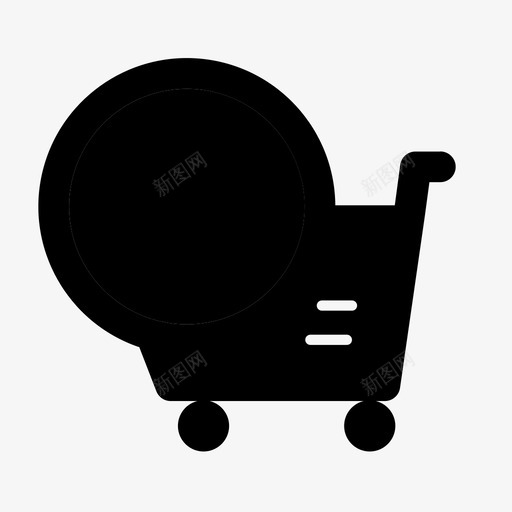 托运购物车已装载网店图标svg_新图网 https://ixintu.com 已装载 托运购物车 网店