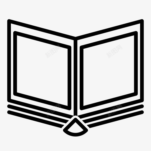 书籍相册版本图标svg_新图网 https://ixintu.com 书籍 印刷 图片 摄影 版本 相册
