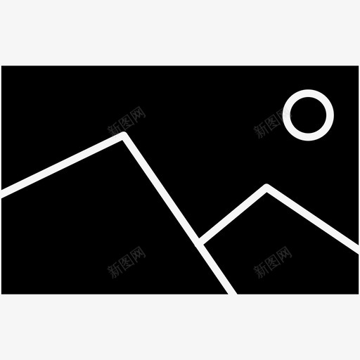 照片图像图标svg_新图网 https://ixintu.com pdf阅读器应用程序solid 图像 图片 照片