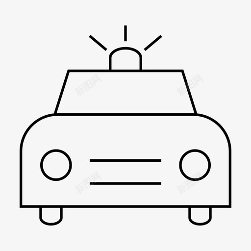 警车巡逻车军车图标svg_新图网 https://ixintu.com 军车 巡逻车 警车