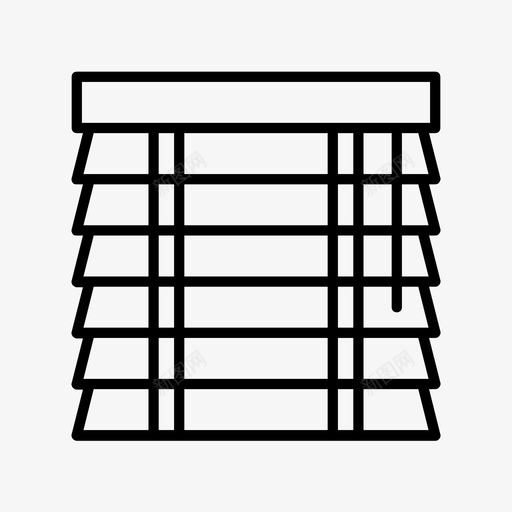 采购产品百叶窗百叶窗窗户图标svg_新图网 https://ixintu.com 家用电器和家具 百叶窗 窗户 采购产品百叶窗