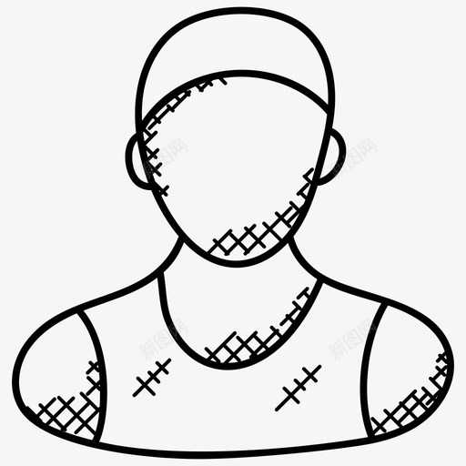 棒球运动员运动员男孩图标svg_新图网 https://ixintu.com 棒球运动员 男孩 职业涂鸦图标 运动员