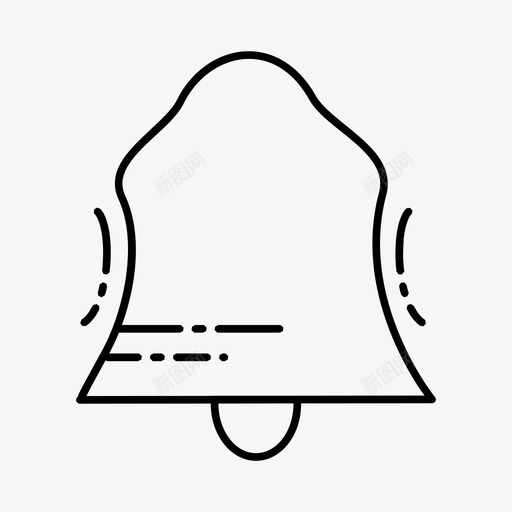 铃声叮当声通知图标svg_新图网 https://ixintu.com 叮当声 通知 铃声