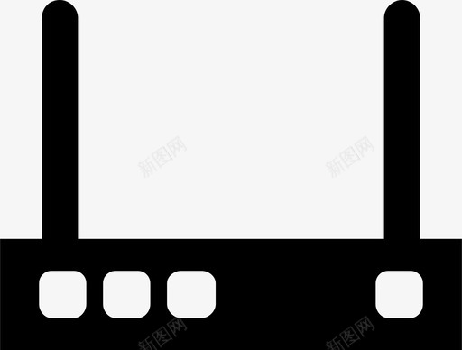 wifi路由器设备电子产品图标svg_新图网 https://ixintu.com wifi路由器 小工具 电子产品 硬件 设备