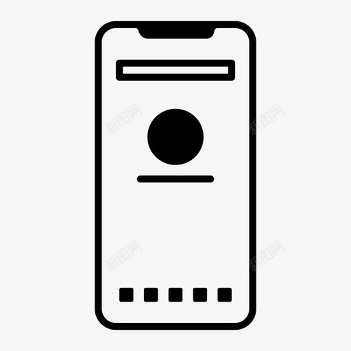 移动配置文件接口帐户应用程序图标svg_新图网 https://ixintu.com 帐户 应用程序 移动用户体验 移动配置文件接口