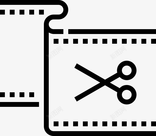电影蒙太奇剪辑编辑图标svg_新图网 https://ixintu.com 剪辑 电影 电影蒙太奇 编辑 视频制作未来线