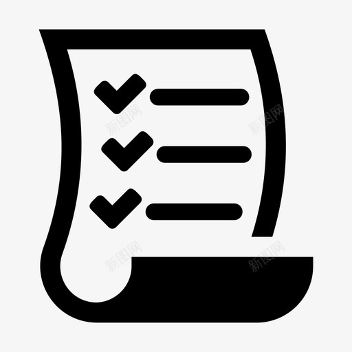检查表检查标记文件图标svg_新图网 https://ixintu.com 婚礼 待办事项 文件 检查标记 检查表 纸张