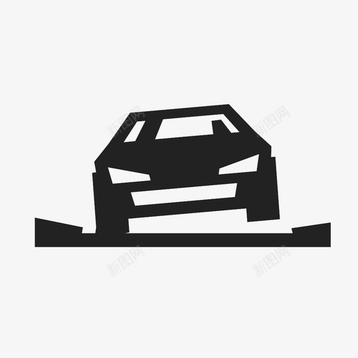 汽车危险开车图标svg_新图网 https://ixintu.com 危险 司机 开车 汽车 速度快