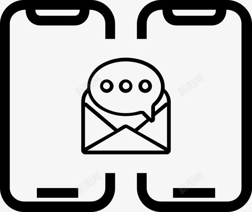 智能手机应用程序电子邮件图标svg_新图网 https://ixintu.com 应用程序 智能手机 智能手机图标 消息 电子邮件 电子邮件应用程序