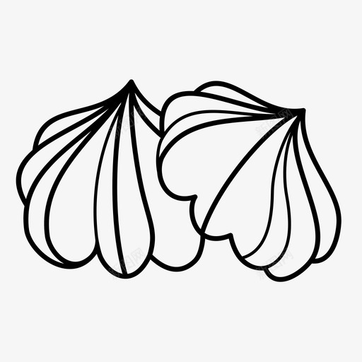 杏仁饼大蒜图标svg_新图网 https://ixintu.com 大蒜 杏仁饼