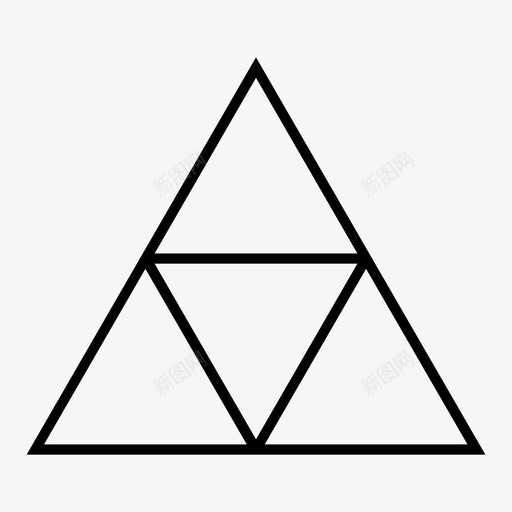 三角形几何体多边形图标svg_新图网 https://ixintu.com 三角形 几何体 右 多边形 数学 棱锥体