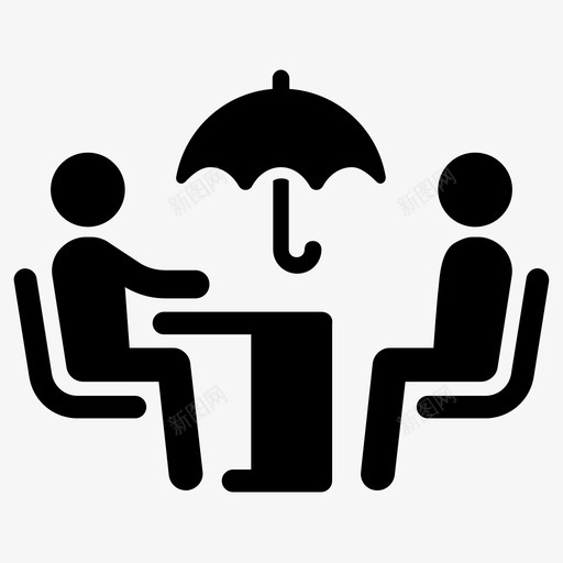 保险卖方图标svg_新图网 https://ixintu.com 保险 卖方